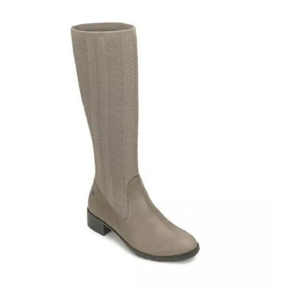 new Aetrex Belle stretchy tall low heel Boots Orthotic arch support sz 37 6.5 7